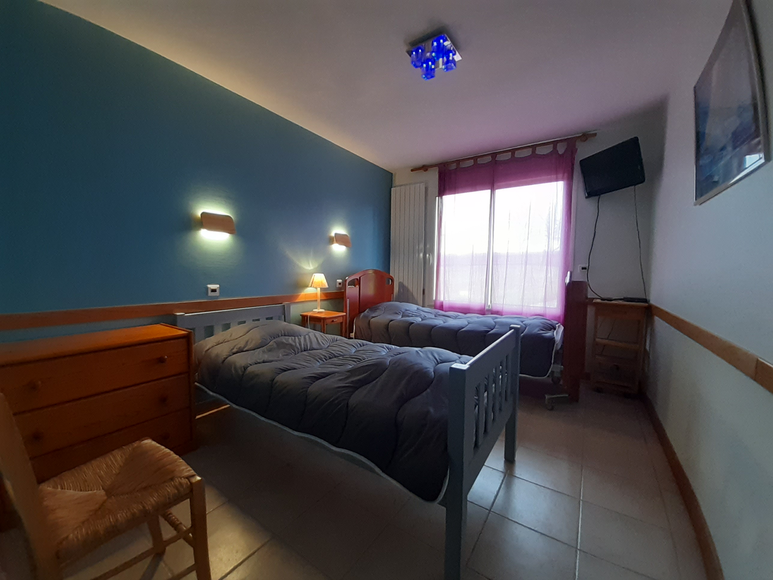 La chambre du rd c accessible pmr