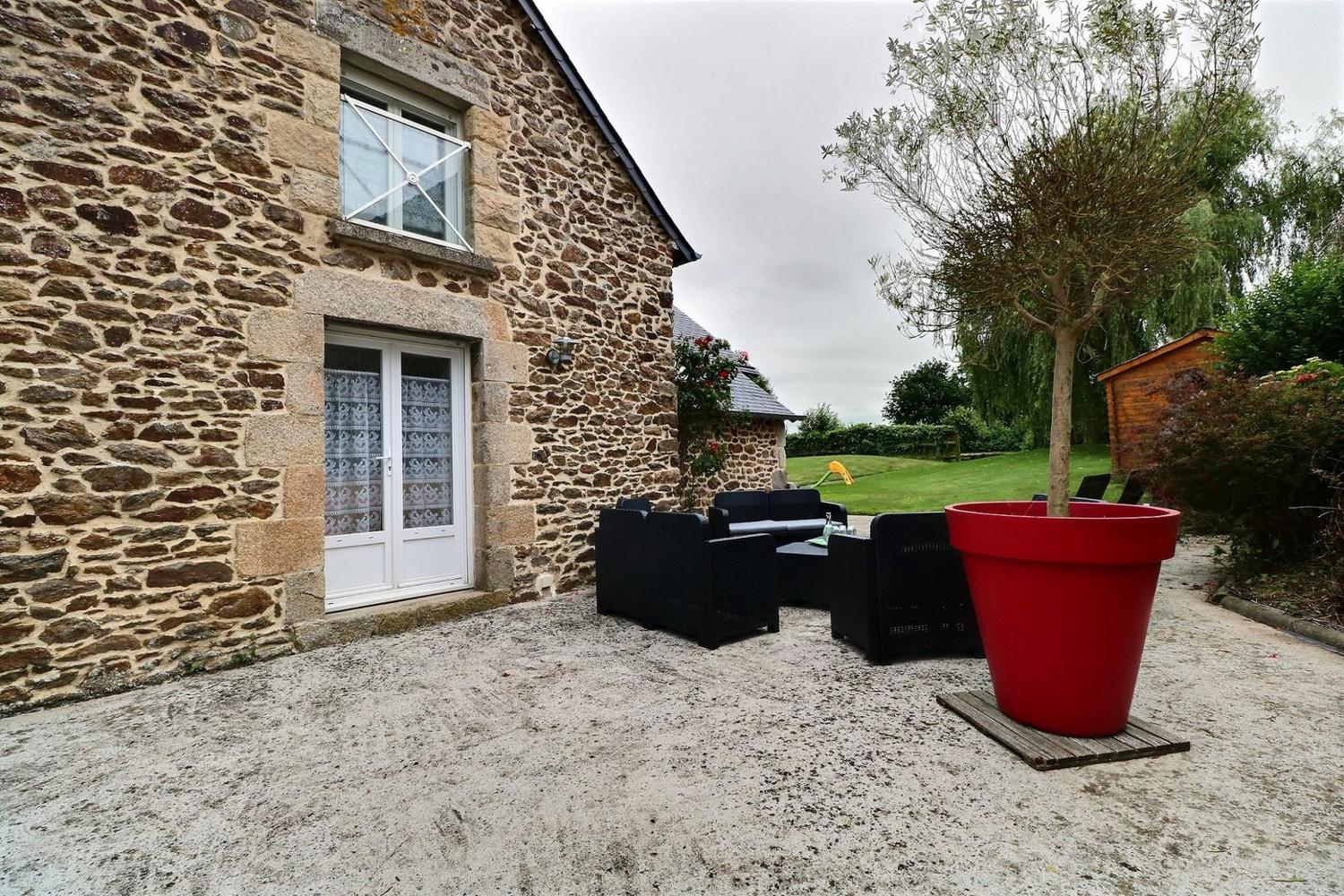 Vue de la terrage du gîte